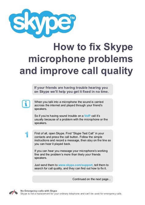 skype troubleshooting call quality